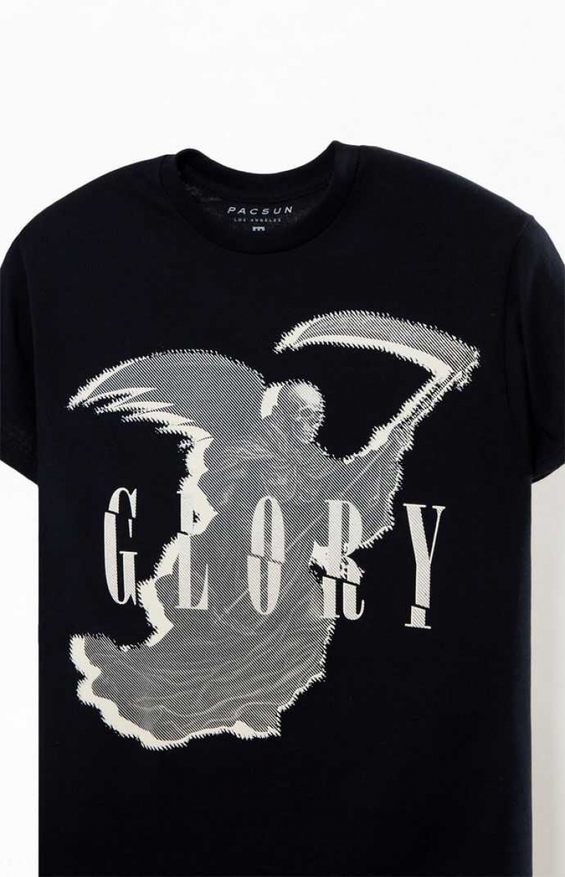 T-shirt PacSun Glory Homme Noir | 452037NLF