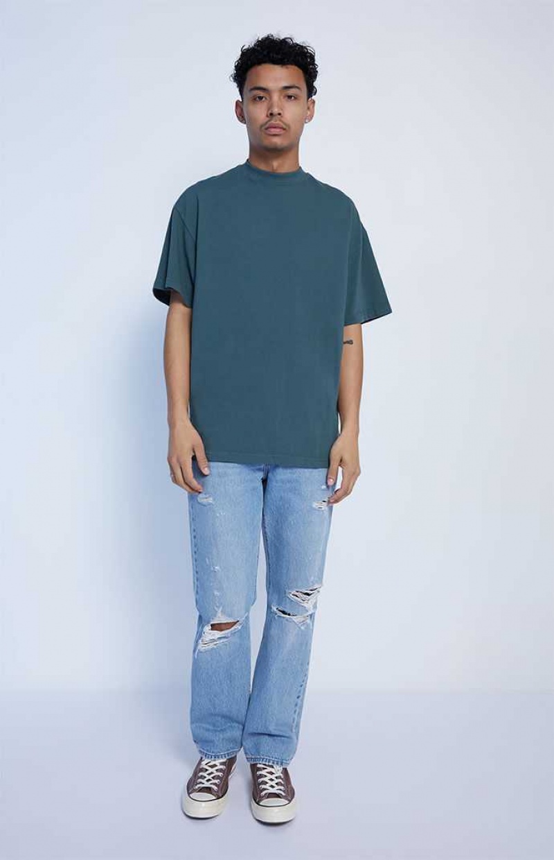 T-shirt PacSun Gray Premium Homme Grise | 014973NGB