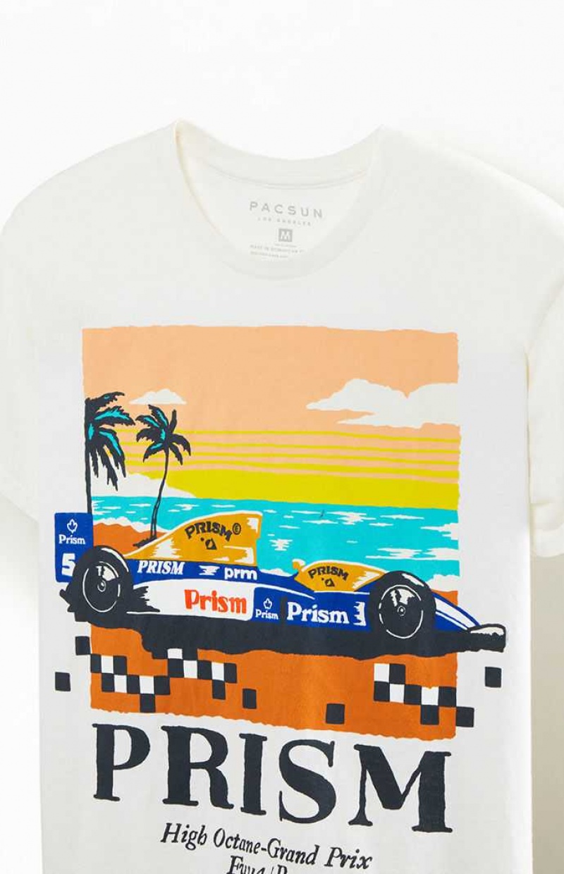 T-shirt PacSun High-Octane Grand Prix Homme Noir | 368194TKY