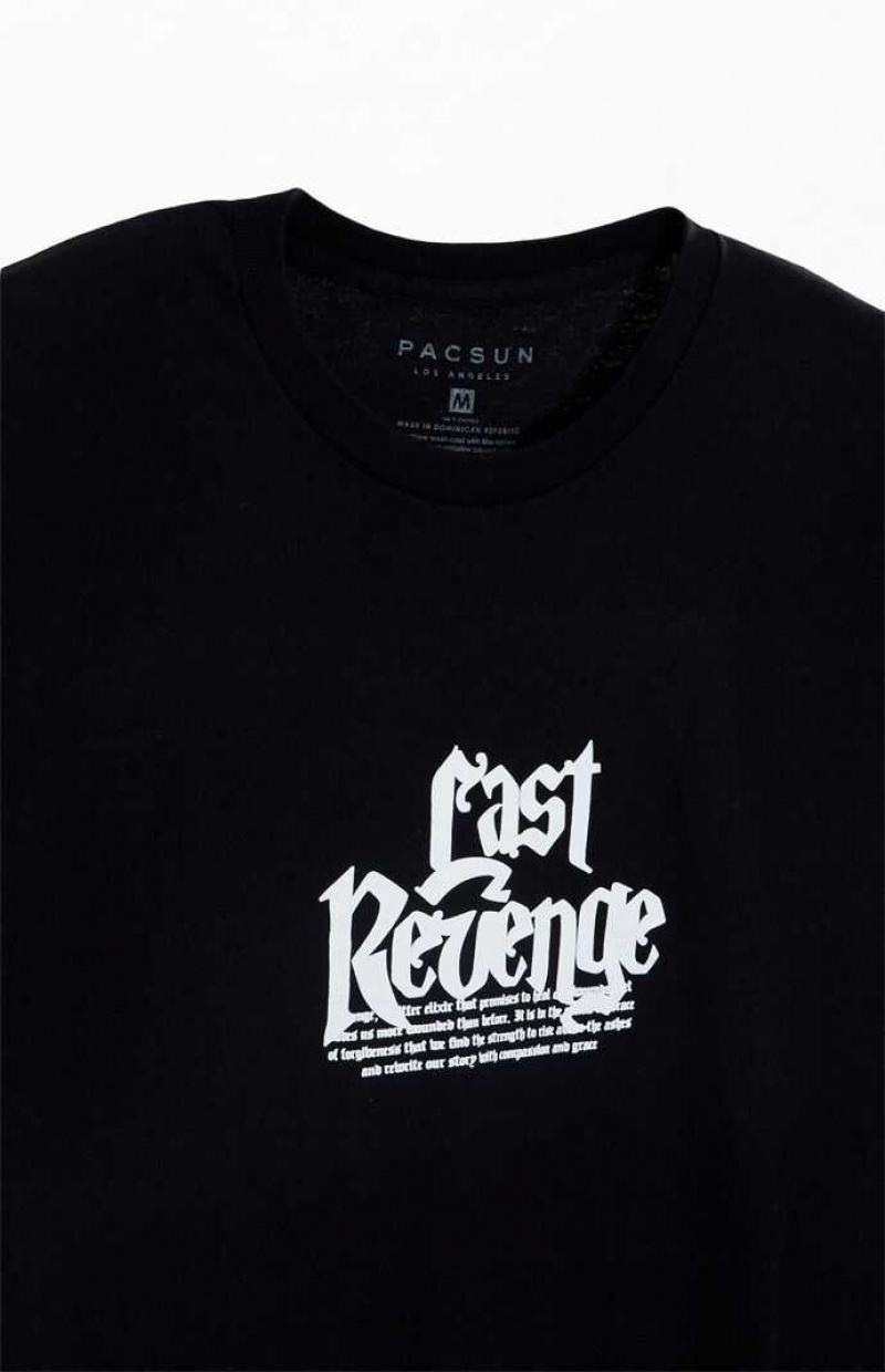 T-shirt PacSun Last Revenge Knit Homme Noir | 320641SLA