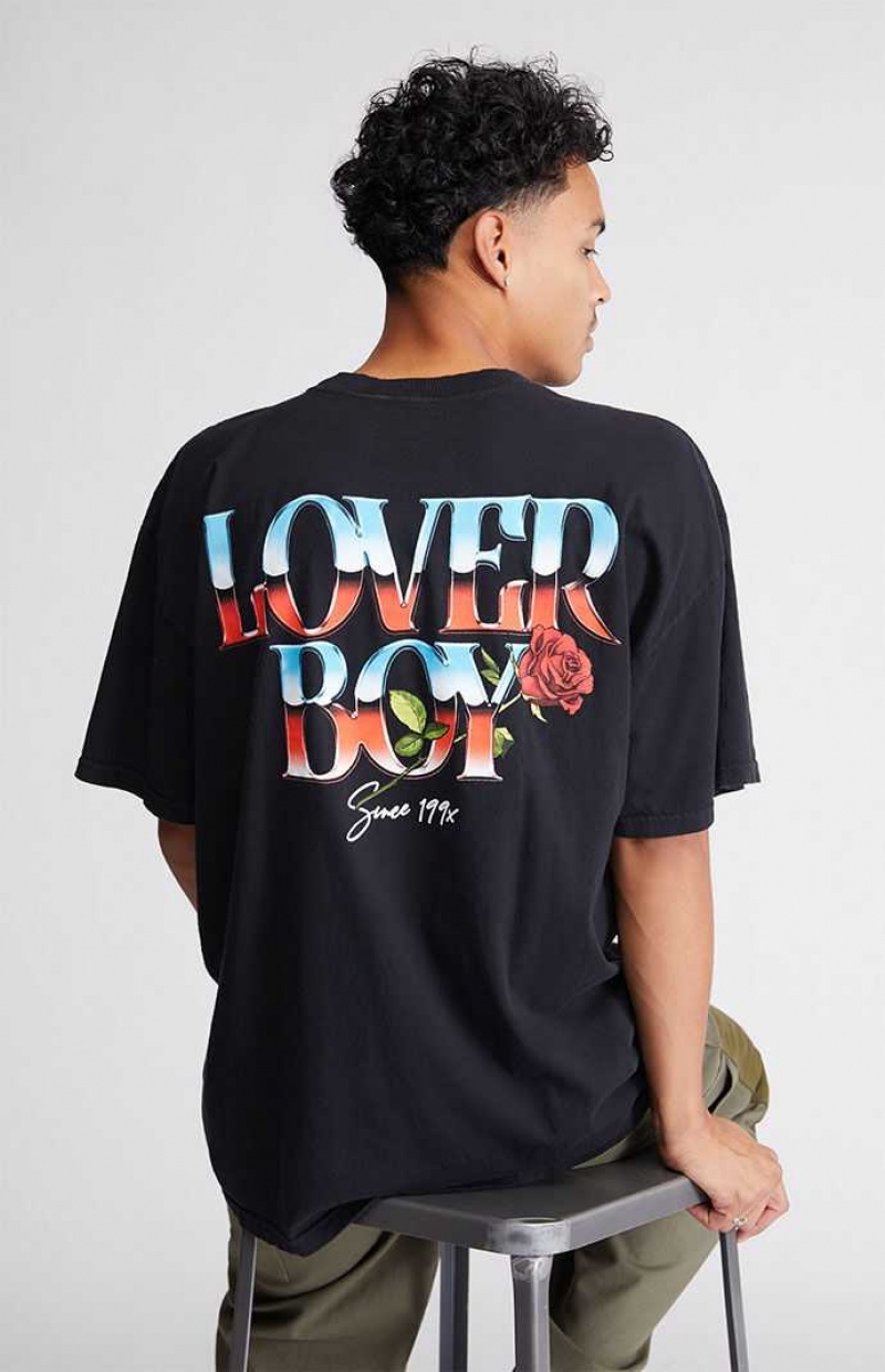 T-shirt PacSun Lover Boy Oversized Homme | 495602FJU