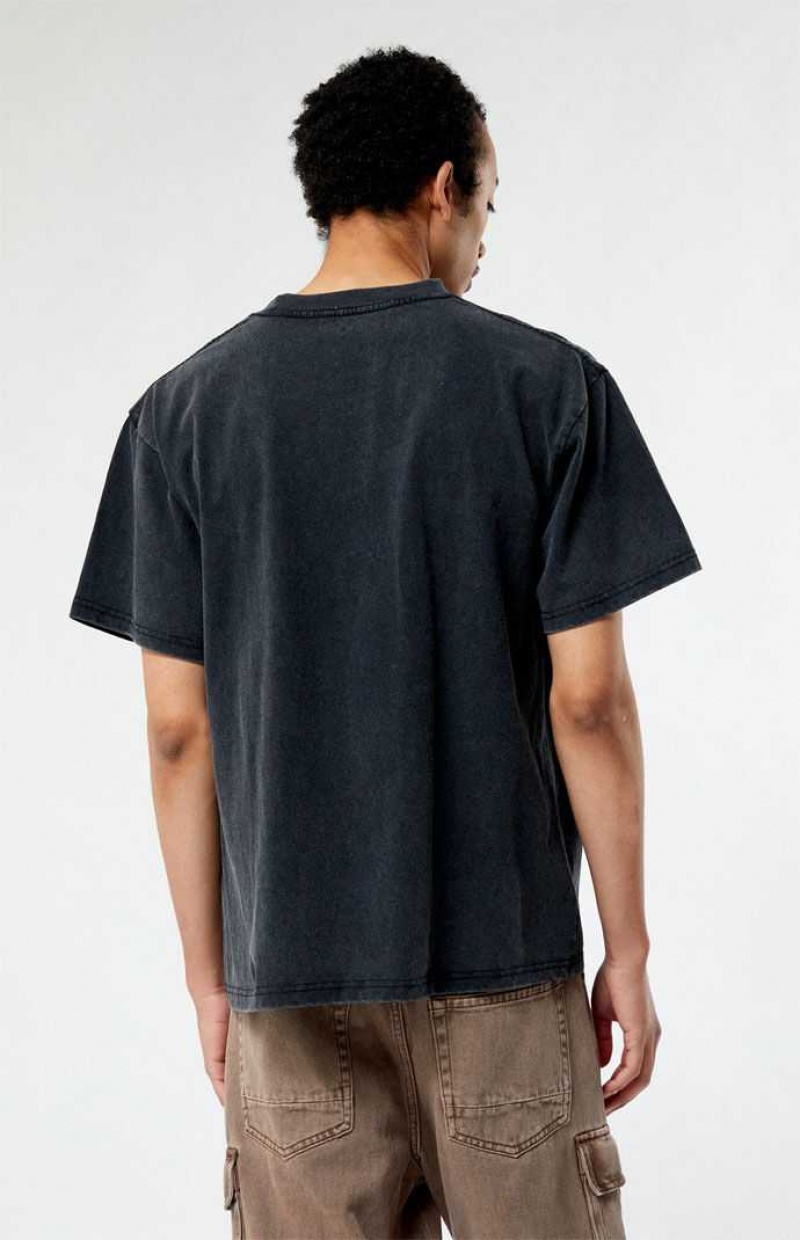 T-shirt PacSun Premium Homme Noir | 165078MCL