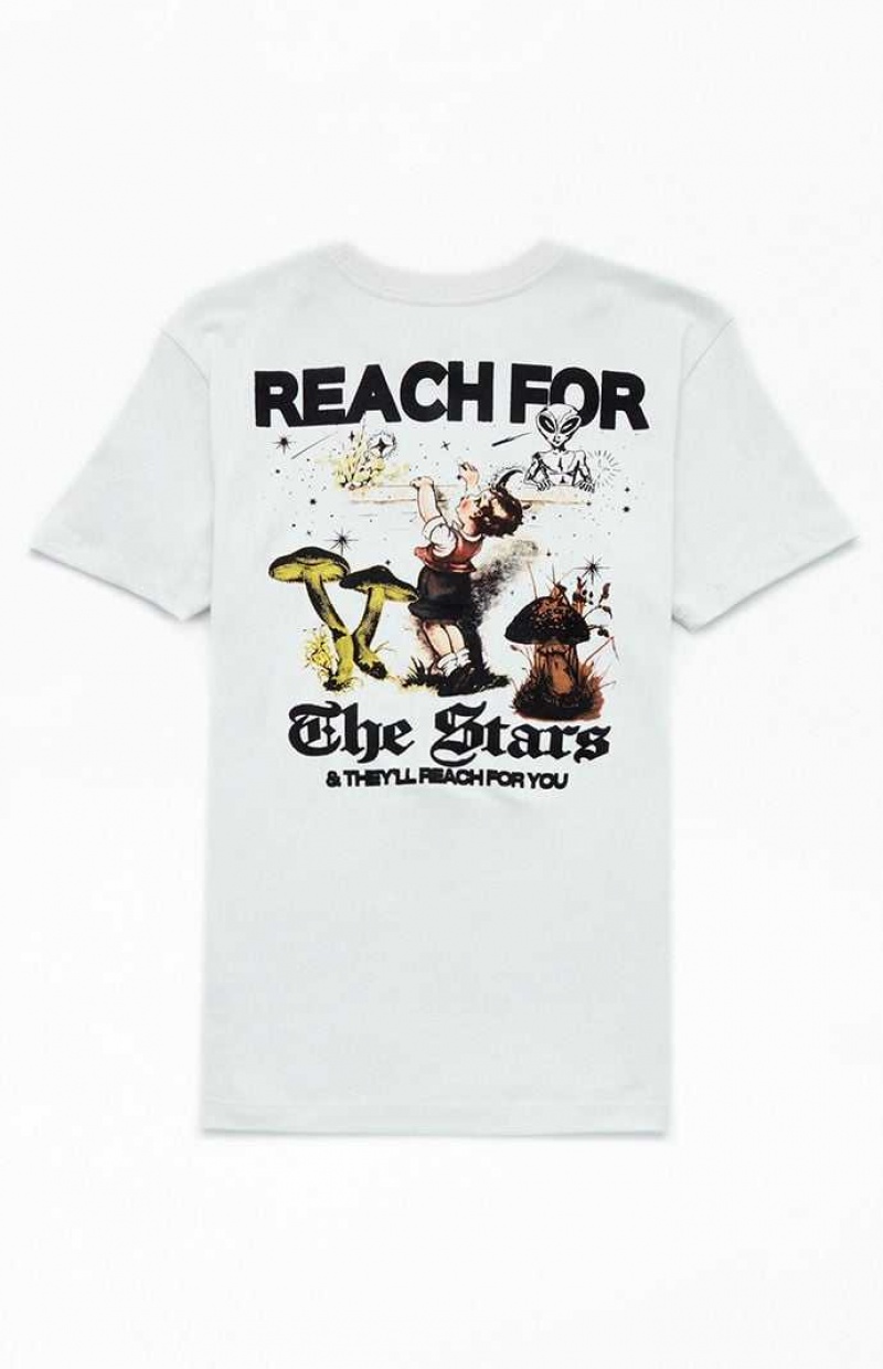 T-shirt PacSun Reach For The Stars Homme Blanche | 241986YRV