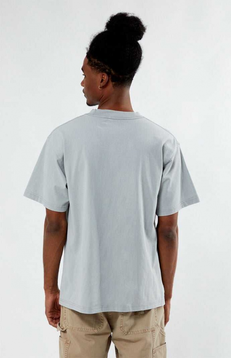 T-shirt PacSun Recognize Oversized Homme Grise | 421385NMA