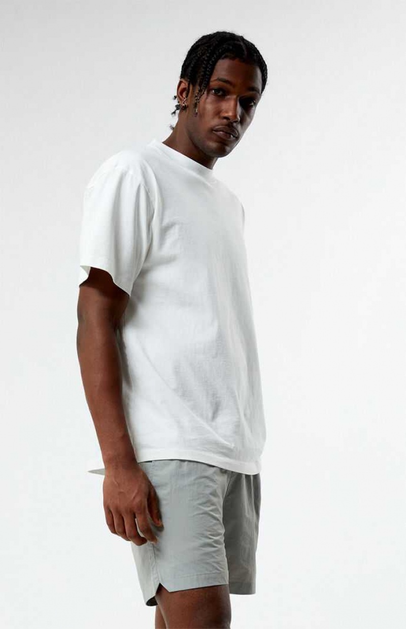 T-shirt PacSun White Premium Homme Blanche | 913786BLK